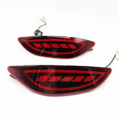 Автомобилна LED светлина за задна броня за Hyundai Accent Verna Solaris Brio 2008-2015 Заден рефлектор Спирачен фар за мъгла Мигач