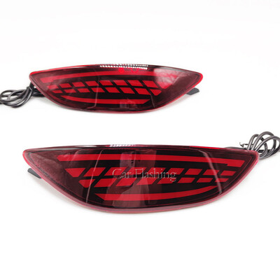 Автомобилна LED светлина за задна броня за Hyundai Accent Verna Solaris Brio 2008-2015 Заден рефлектор Спирачен фар за мъгла Мигач