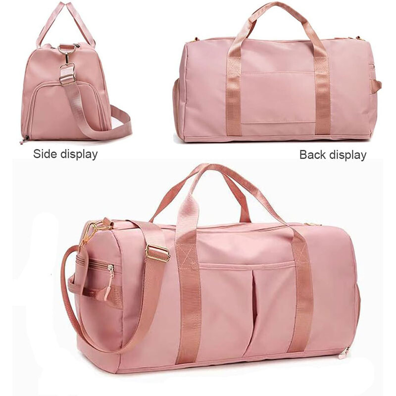 Reisitreening Fitness Spordijõusaali kott Pagas märgade taskutega jalatsite sahtel Reisijooga spordijõusaali kott meestele, naistele