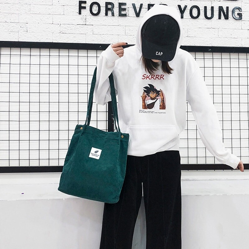 Geantă de cumpărături pliabilă ocazională din catifea geantă de mână reutilizabilă ecologică de înaltă calitate Genți ușoare de umăr