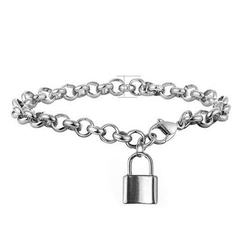 Brățară cu pandantiv în cruce și trandafiri ananas din oțel inoxidabil lucrată manual de Paște