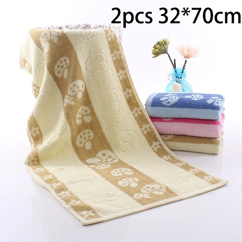 2 vnt. medvilninis rankšluostis grybo stiliaus sugeriantis rankšluostis greitai sugeriantis minkštas greitai išdžiūstantis veido rankšluostis Vonios kambario kelionių reikmenys