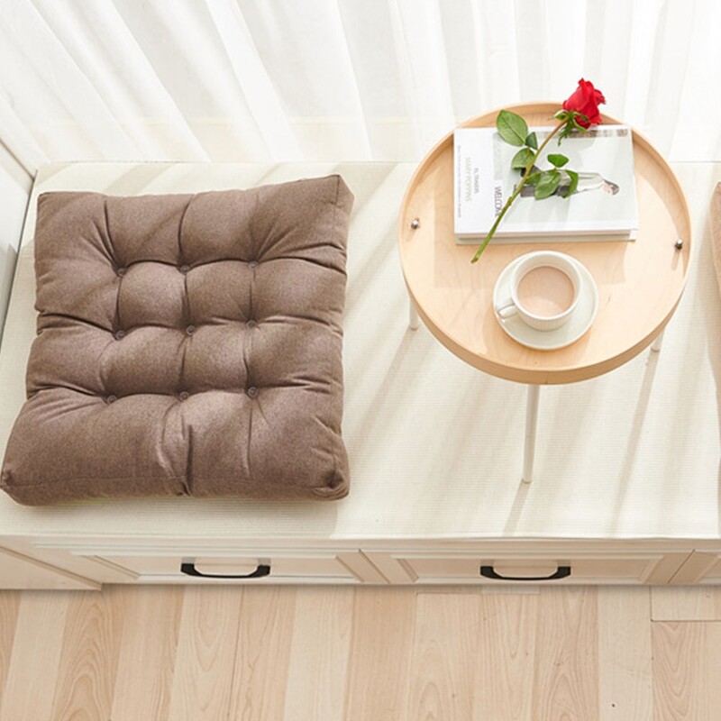 Linane padi pärlpuuvillane ruudukujuline väljaheide seljatugi padi kodukontor arvutitool kaitsematt istmepadi istmik Tuhar Tooli matt