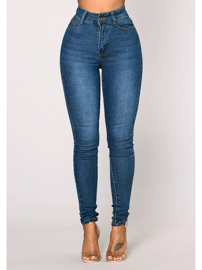 2024. aasta naiste venivad kitsad teksad Naiste kõrge vöökohaga vintage pliiatsiga pikad püksid Kitsad sirge säärega puusad vabaaja püksid