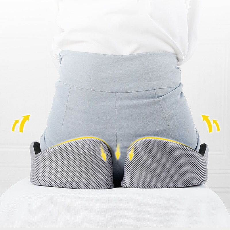 Rebound, spumă cu memorie, pernă pentru scaun de birou pentru femei, coccis, pelvis, ortopedică, pernă de scaun pentru femeie medicală, pentru fese frumoase.