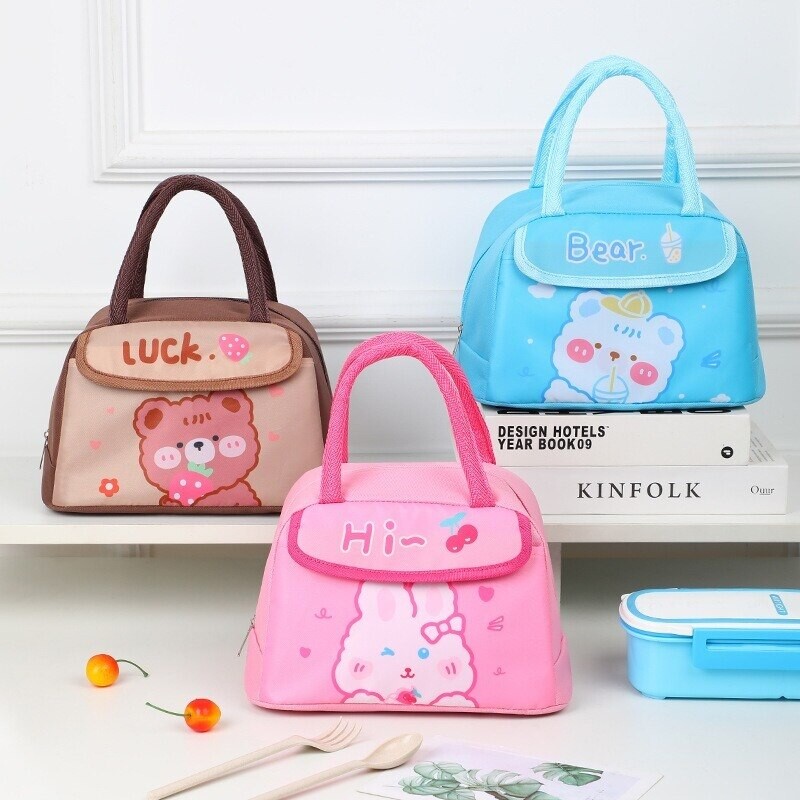 Geantă trapezoidală termoizolatoare de mare capacitate portabilă Lucru cu mesele Studenți geantă bento termoizolatoare