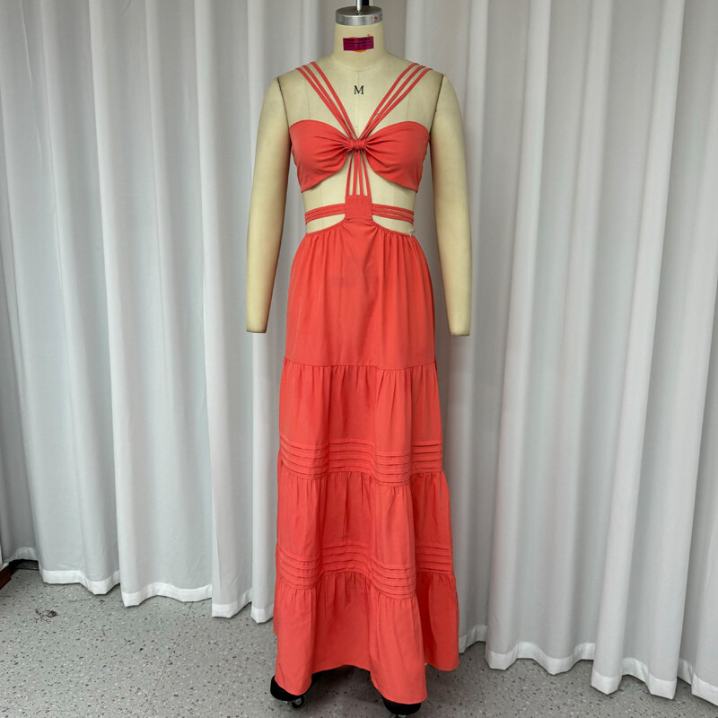 Ellafads naiste pikad kleidid, suvine mood, seksikas rihm, varrukateta, seljata õõnsad plisseeritud soliidsed rannapeokleit tänavarõivad