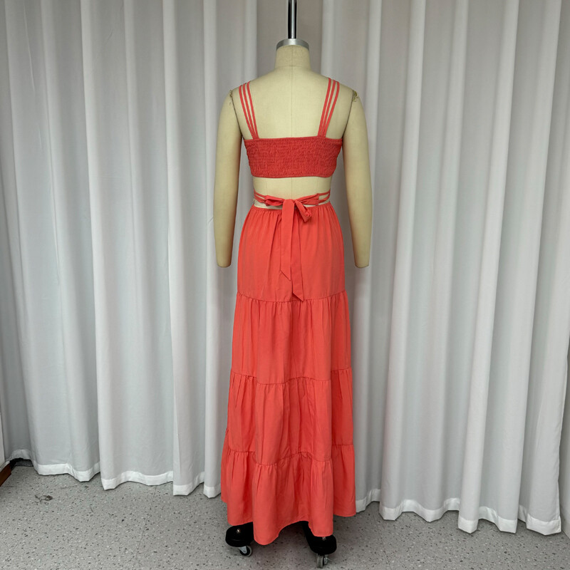 Ellafads naiste pikad kleidid, suvine mood, seksikas rihm, varrukateta, seljata õõnsad plisseeritud soliidsed rannapeokleit tänavarõivad