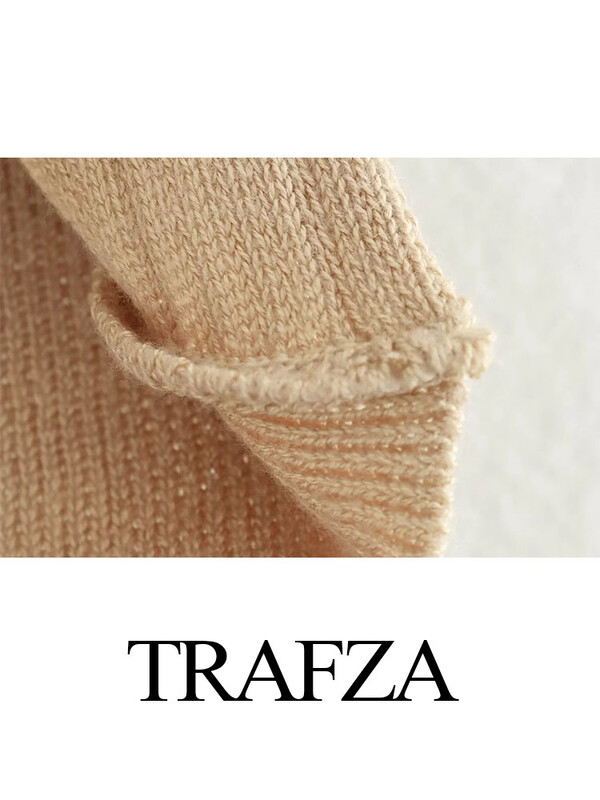 TRAFZA Set bolero încrucișat metalic de vară pentru femei, fuste din tricot cu talie înaltă, la modă, rochie midi sexy, 2 bucăți