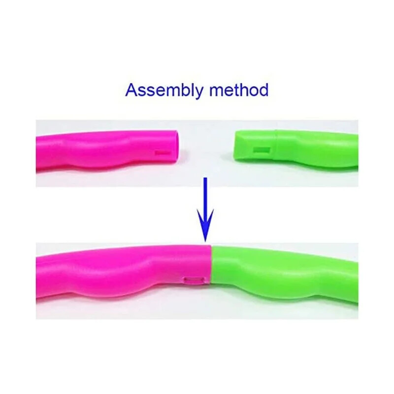 Sportinė nuimama spalvota lanko įranga vaikams Nešiojama mankšta Plastikinė kūno rengybos treniruočių ratas Geriausios dovanos vaikams