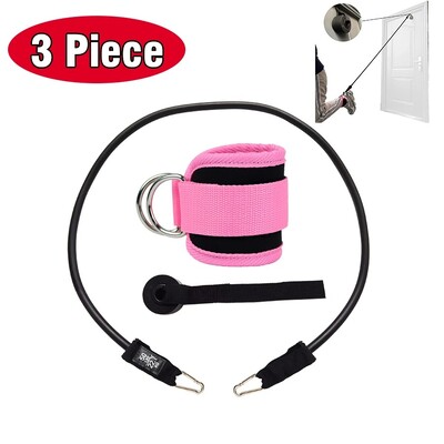 Fitness pahkluu rihmad, vastupidavusrihmad, treeningkaablid, jõusaalivarustus jooga jalad puusad, kükid, jõudu, ohutuspikendused