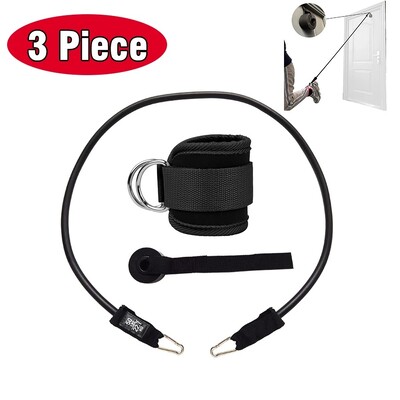 Fitness pahkluu rihmad, vastupidavusrihmad, treeningkaablid, jõusaalivarustus jooga jalad puusad, kükid, jõudu, ohutuspikendused