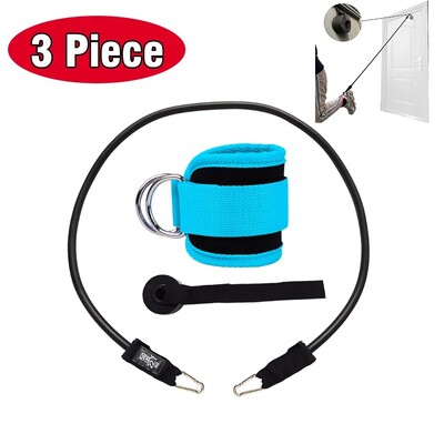 Fitness pahkluu rihmad, vastupidavusrihmad, treeningkaablid, jõusaalivarustus jooga jalad puusad, kükid, jõudu, ohutuspikendused