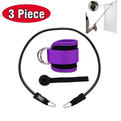 Fitness pahkluu rihmad, vastupidavusrihmad, treeningkaablid, jõusaalivarustus jooga jalad puusad, kükid, jõudu, ohutuspikendused