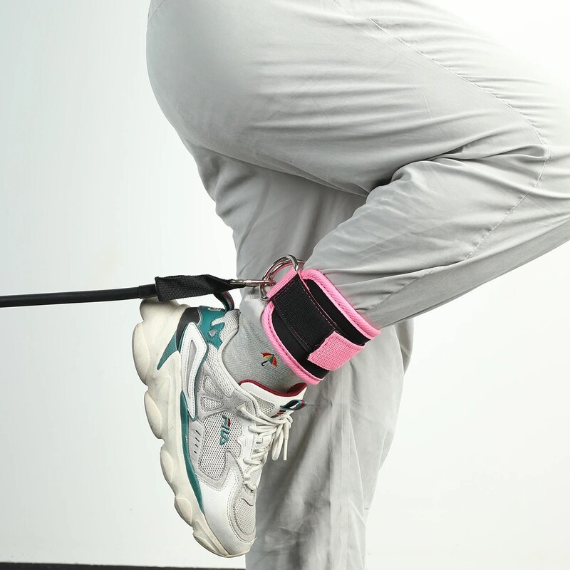 Fitness pahkluu rihmad, vastupidavusrihmad, treeningkaablid, jõusaalivarustus jooga jalad puusad, kükid, jõudu, ohutuspikendused