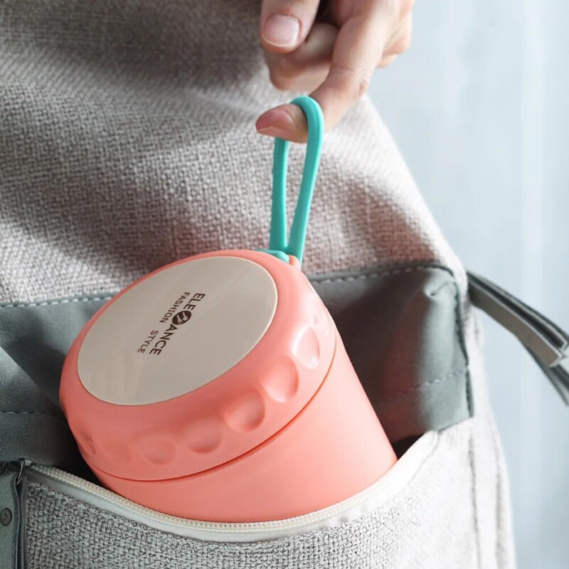 Szigetelt ebédlődobozok Élelmiszerüveg szigetelt levesestálak Rozsdamentes acél vákuumlombik irodai pecsét, alkalmas üzleti utakra, utazásokra