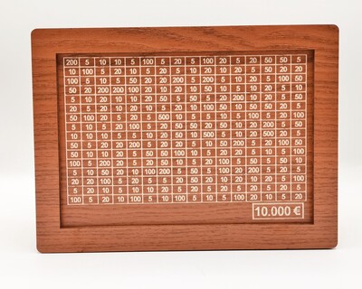 Rahakast, hoiupõrsas, puidust rahapank, korduvkasutatav rahakast säästmise eesmärgi ja numbritega, mida kontrollida, aitab säästa harjumust