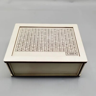 Rahakast, hoiupõrsas, puidust rahapank, korduvkasutatav rahakast säästmise eesmärgi ja numbritega, mida kontrollida, aitab säästa harjumust