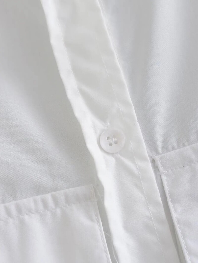 Zevity naiste mood, varrukateta, üherealine valge pluus, naiste topelttaskud, vabaaja lühike särk, ärilised pluusid