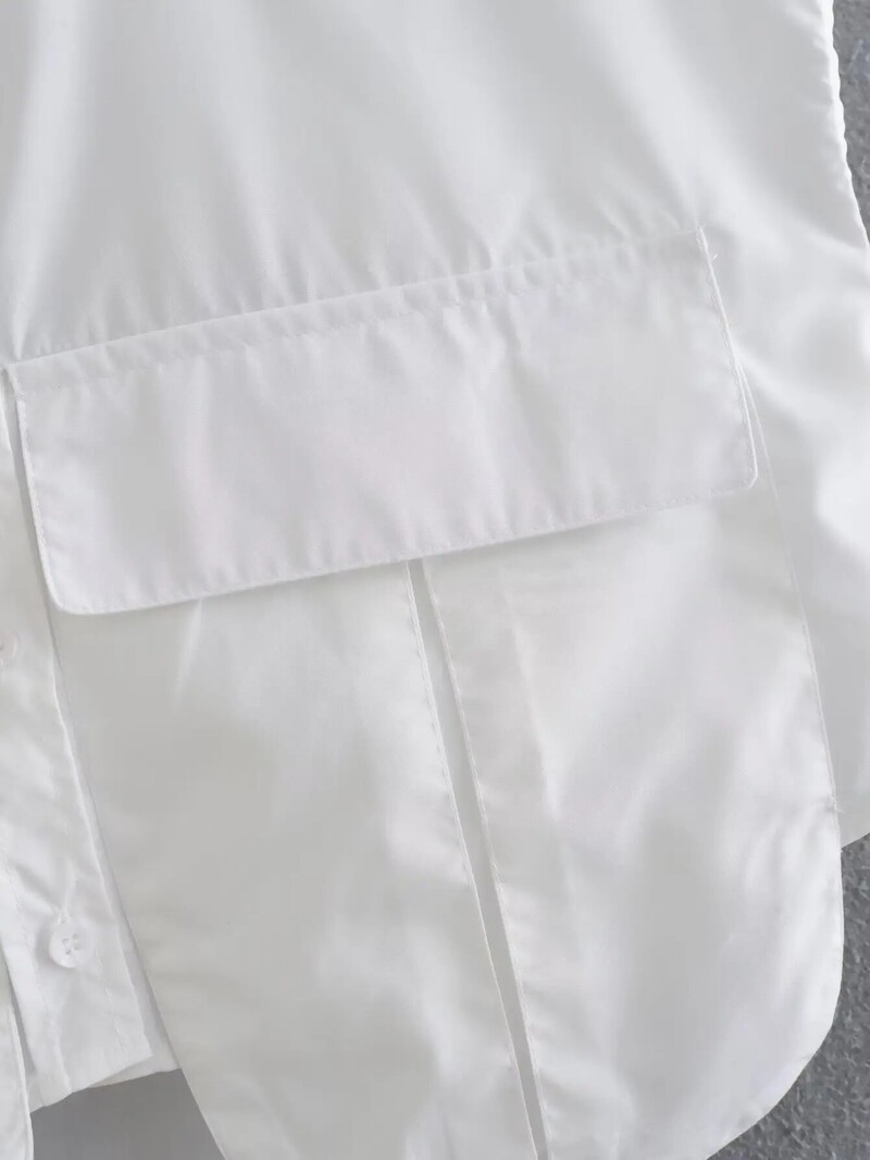 Zevity naiste mood, varrukateta, üherealine valge pluus, naiste topelttaskud, vabaaja lühike särk, ärilised pluusid