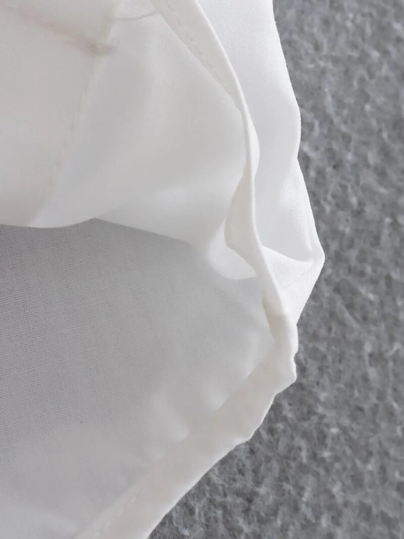 Zevity naiste mood, varrukateta, üherealine valge pluus, naiste topelttaskud, vabaaja lühike särk, ärilised pluusid