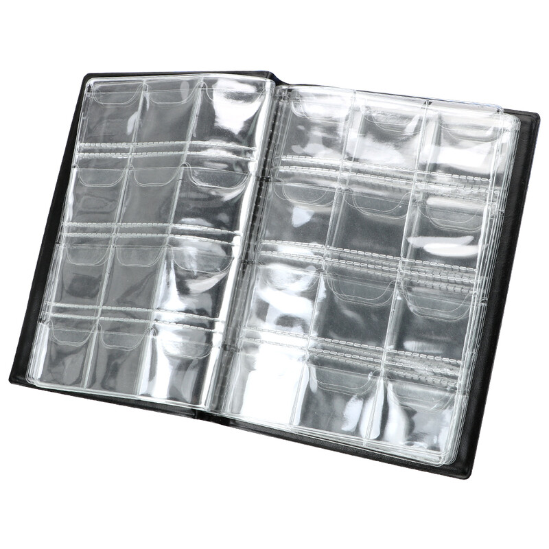 NICEYARD 120/60 džepovi kovanice od umjetne PU kože kolekcija album knjiga knjiga skupljanje novca organizator torbe za pohranu PVC folija