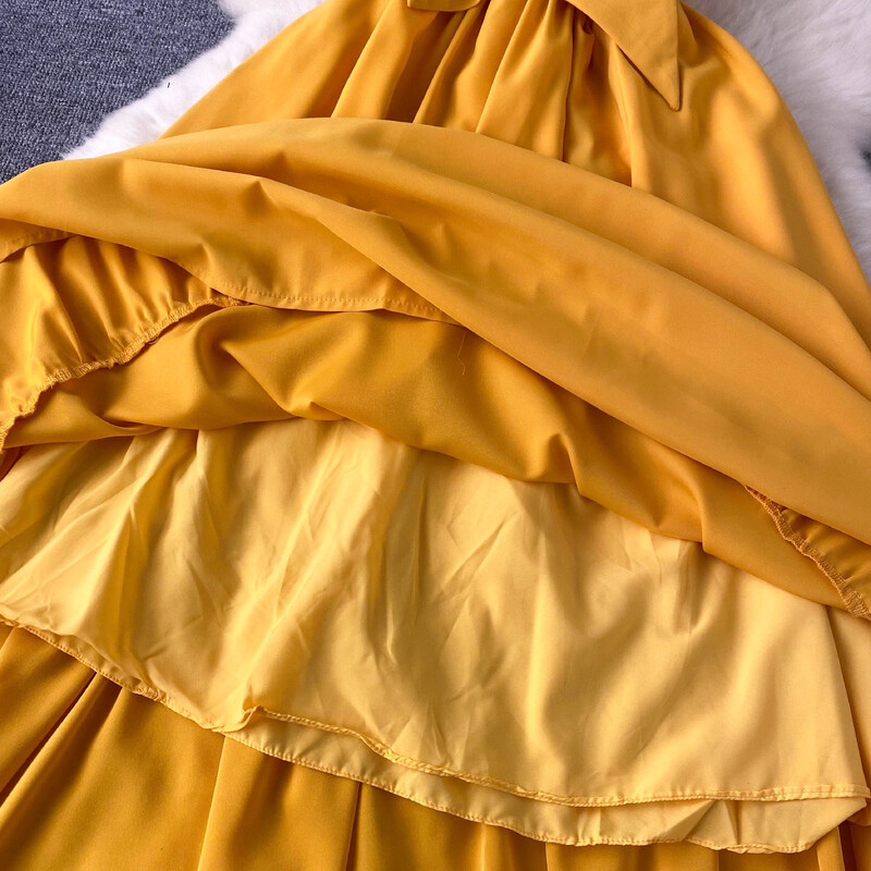 Šikk Elegantne Bow Bandage plisseeritud kleit Korea moe kleit Rand magus Puhkus Vestidos Summer Naiste saledad kleidid