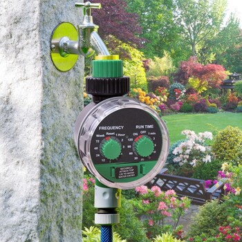 Garden Ball Valve Automatic Electronic Water Timer Home Garden Irigation Timer 0 Σύστημα ελέγχου πίεσης νερού λειτουργίας