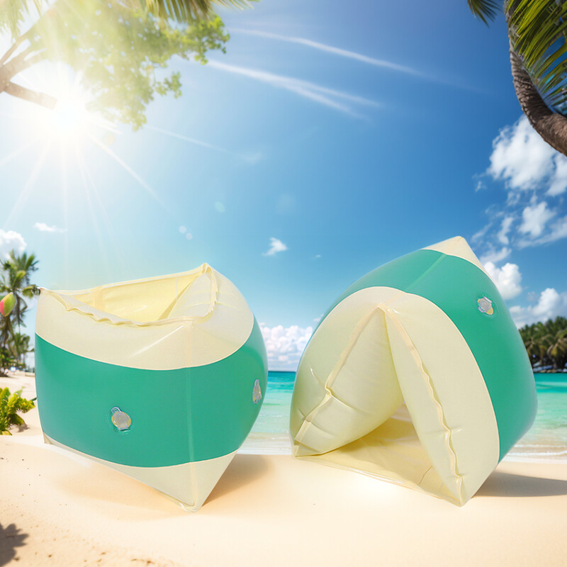 Plaukimo rankos žiedas pripučiamas baseino plūduriuojantis rankovės vandens žaidimo įranga Rankos plūdės žiedai susprogdinti vandens žiedai paplūdimio vakarėliui prie baseino