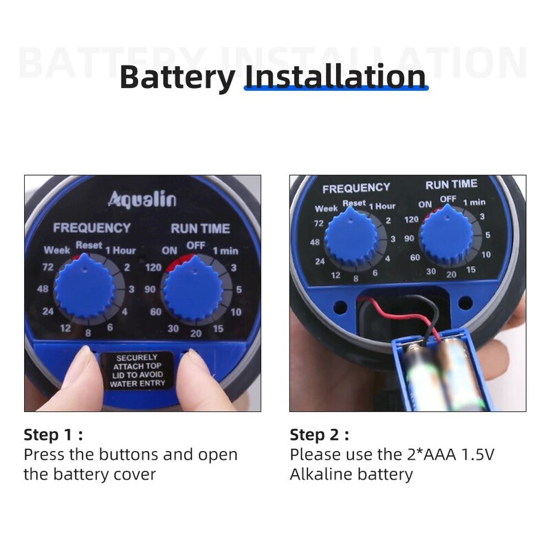 Χρονοδιακόπτης ποτίσματος κήπου Σφαίρα βαλβίδα / Ηλεκτρομαγνητική βαλβίδα Ελεγκτής άρδευσης Home Garden Αυτόματη ηλεκτρονική βαλβίδα ποτίσματος