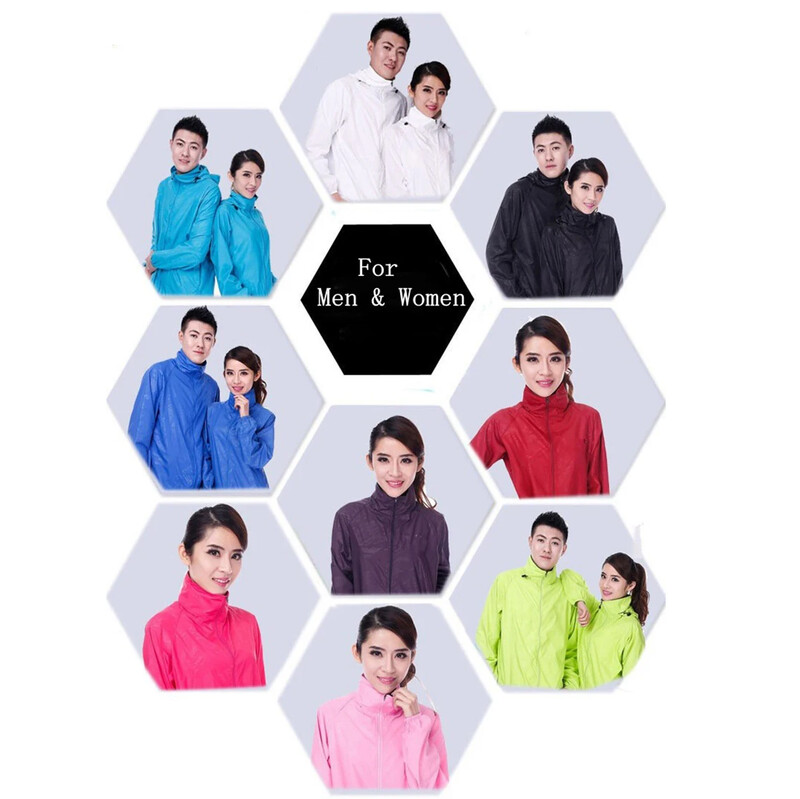 Mehed Naised Quick Dry Fishing Jalgrattasõit Matkajakid Veekindlad Päikesekaitsega Õuespordi Mantlid Nahast Tuulejoped