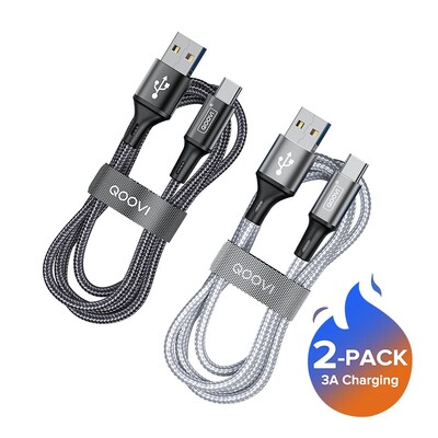 QOOVI 3.1A USB Type C кабел Бързо зареждане за Xiaomi Mi12 11 Samsung Huawei Зарядно устройство за мобилен телефон Quick Charge Wire Cord