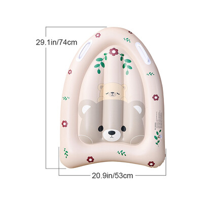 Kerge laste täispuhutav surfilaud käepidemega basseinipadjaga ujumine ujuv lainelaud, veespordimänguasjad lastele