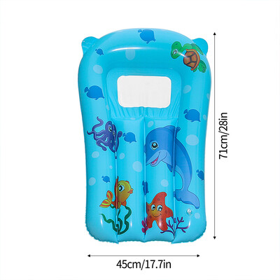 Kerge laste täispuhutav surfilaud käepidemega basseinipadjaga ujumine ujuv lainelaud, veespordimänguasjad lastele