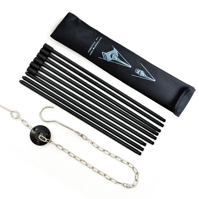 1 tk välistatiiv, kokkupandav BBQ lõkkerest, pikniku kaasaskantav kolmnurkne potihoidja