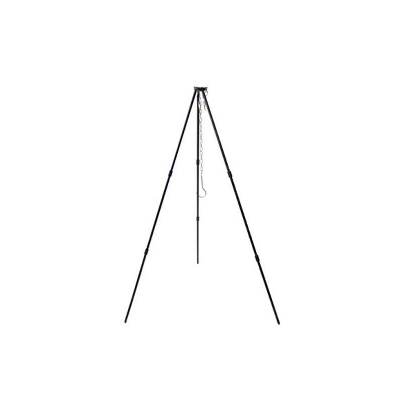 1 tk välistatiiv, kokkupandav BBQ lõkkerest, pikniku kaasaskantav kolmnurkne potihoidja