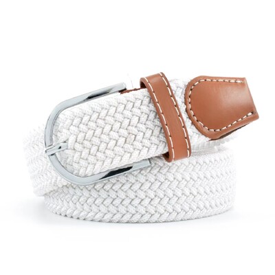 6 цвята Моден мъжки разтеглив колан Premium Leather Leather Golf Wide Elastic Waistband катарама за колан хипи шик mujer cinchos לנשים