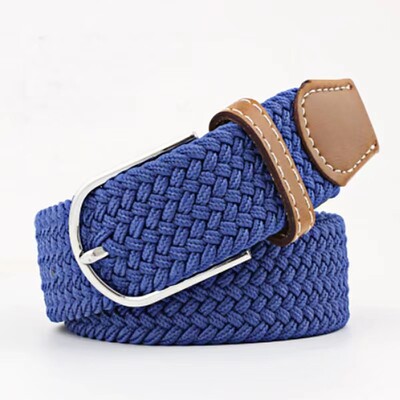 6 цвята Моден мъжки разтеглив колан Premium Leather Leather Golf Wide Elastic Waistband катарама за колан хипи шик mujer cinchos לנשים