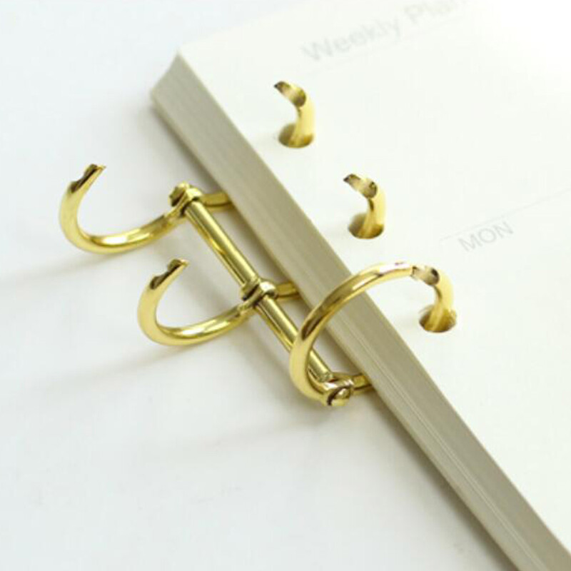 6 vnt metaliniai segtuvai surišimo žiedai nešiojamieji kompiuteriai A5 planuotojo palaidi lapai, praktiški segmentuoti