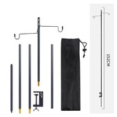 TARKA matkalaterna alus, eemaldatav alumiiniumsulamist valgusripid Valgustus laternahoidja õues matkamise kalapüügivarustus