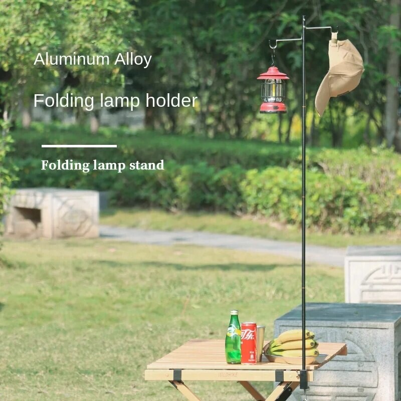 TARKA matkalaterna alus, eemaldatav alumiiniumsulamist valgusripid Valgustus laternahoidja õues matkamise kalapüügivarustus