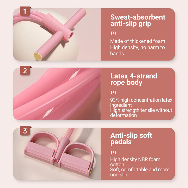 6 toruga takistusrihm mitme funktsiooniga pingutusköis fitnessrihmad 6 toruga elastne joogapedaali tõmbaja jõusaalis sportimiseks