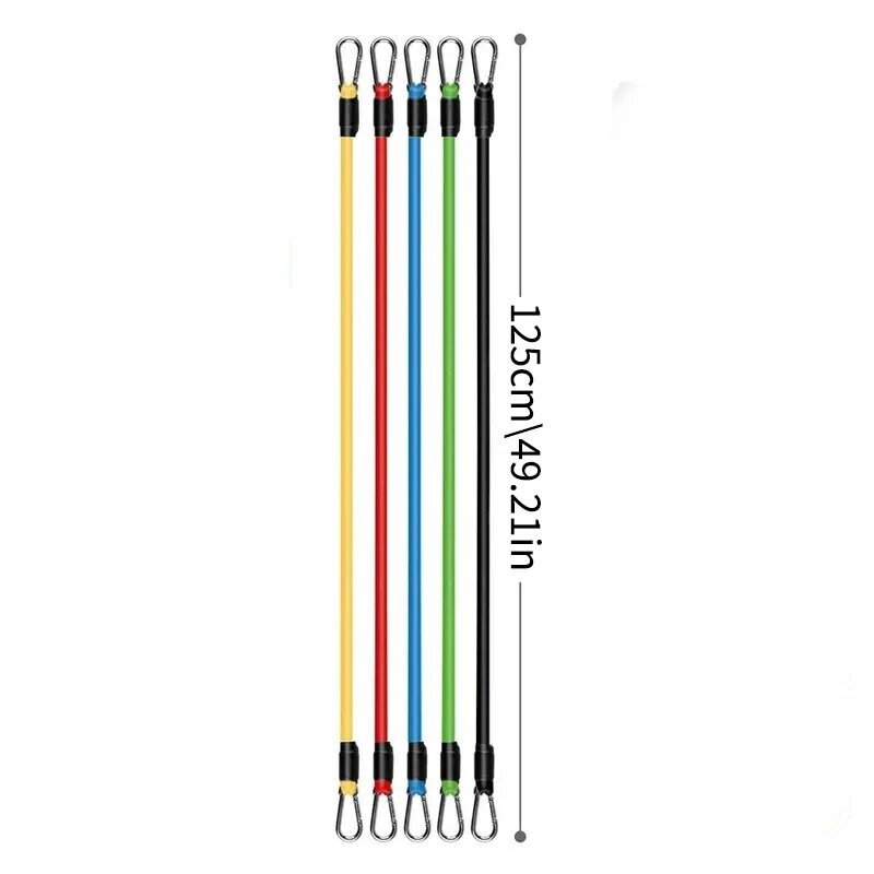 11 tk. TPE takistusrihma komplekt Fitnessrihma tõmbeköiega elastne treeningrihm ukse ankurduskäepidemetega kandekott jalad pahkluu rihmad
