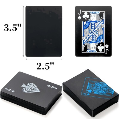 Първокласни водоустойчиви карти за игра PVC с кутия, идеални за тесте парти игри Класически магически трикове Инструмент Настолна игра Колекция подаръци