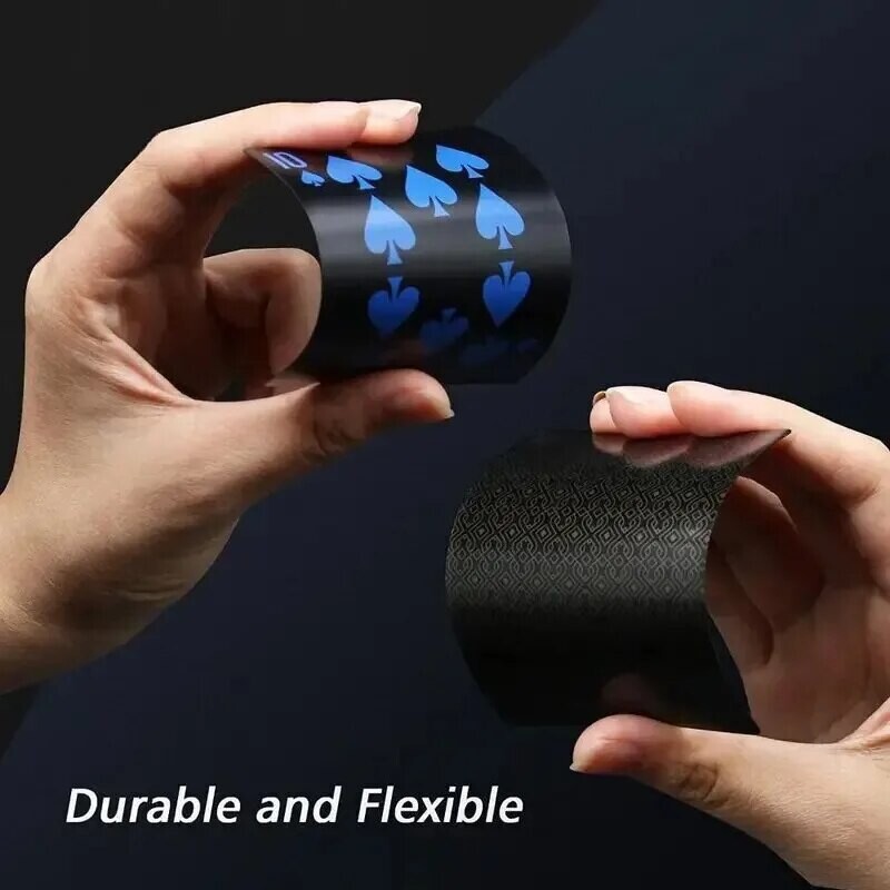 Първокласни водоустойчиви карти за игра PVC с кутия, идеални за тесте парти игри Класически магически трикове Инструмент Настолна игра Колекция подаръци