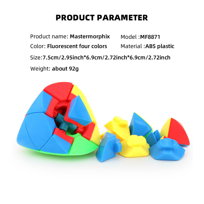 SENGSO Magic Cube Mastermorphix 2x2 3x3 Alien Series Специална форма Magic Cube Професия Пъзел Детски образователни играчки