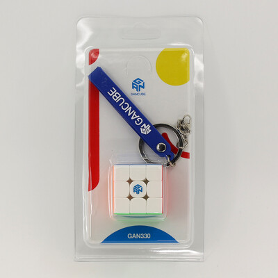 GAN Cube GANCUBE 330 Keychain Magic Puzzle 3x3x3 gan330 Mini Cubo Magico 3x3 Key Chain Speed Cube Професионална логическа интелигентна игра