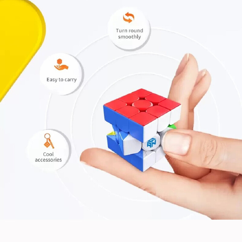 GAN Cube GANCUBE 330 Võtmehoidja Magic Puzzle 3x3x3 gan330 Mini Cubo Magico 3x3 võtmehoidja Speed Cube Professionaalne loogika nutimäng