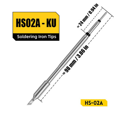 FNIRSI HS-02 seeria originaalne pealepressitav otsik jootekolbide jaoks Tarvikud Otsad Keevitusseadmed Cautin Sting HS02 komplektid