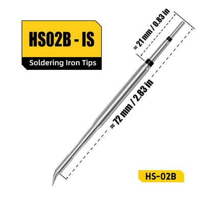 FNIRSI HS-02 seeria originaalne pealepressitav otsik jootekolbide jaoks Tarvikud Otsad Keevitusseadmed Cautin Sting HS02 komplektid